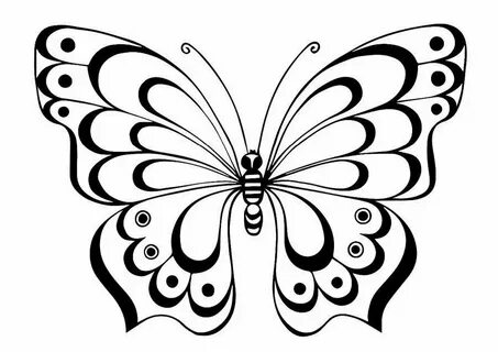 Бабочки из бумаги: 100 шаблонов для вырезания